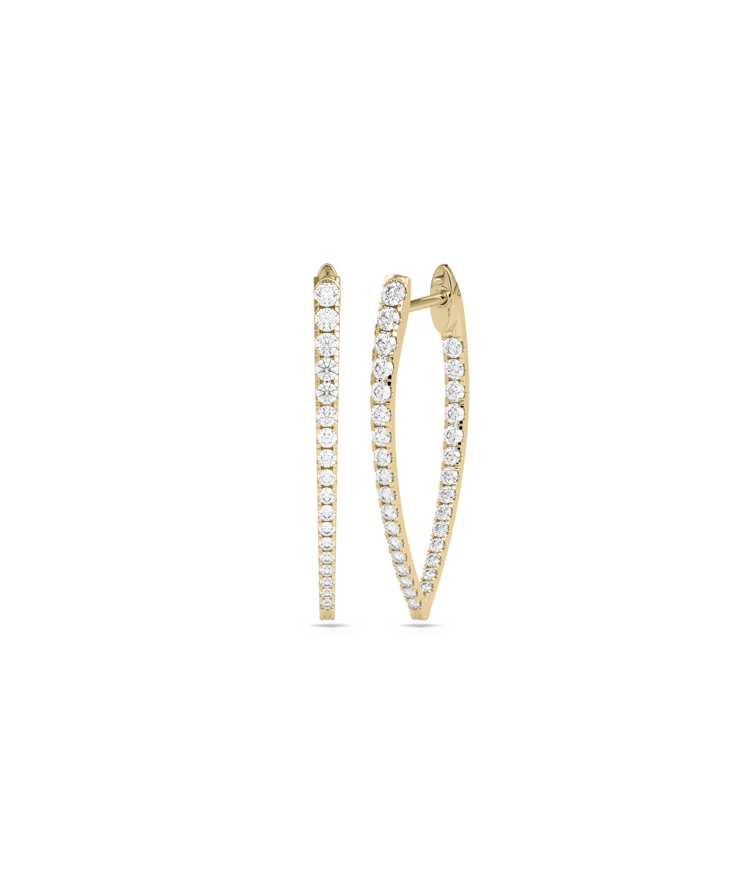 Diamond Hoop Earring