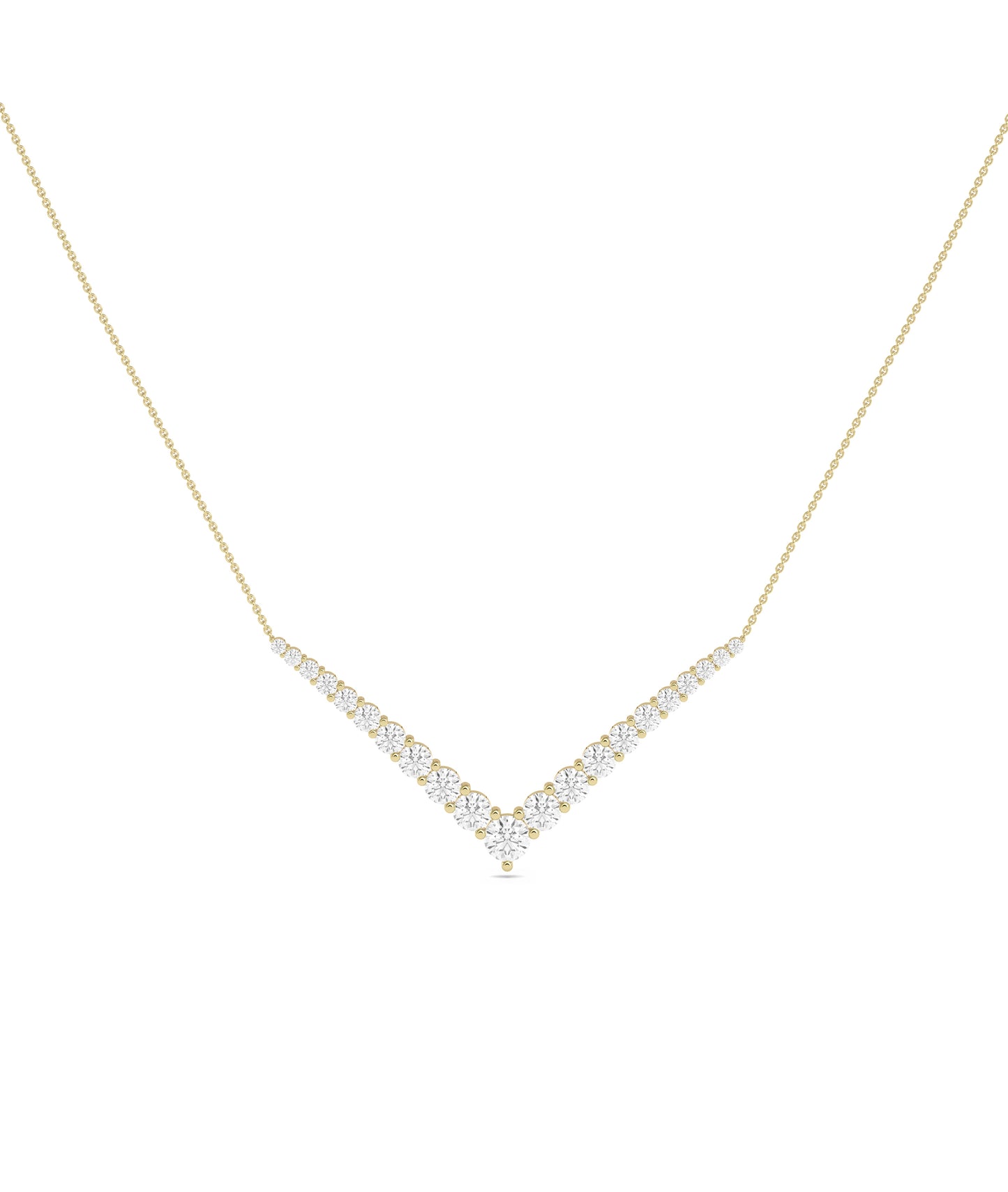 Diamond Chevron Necklace