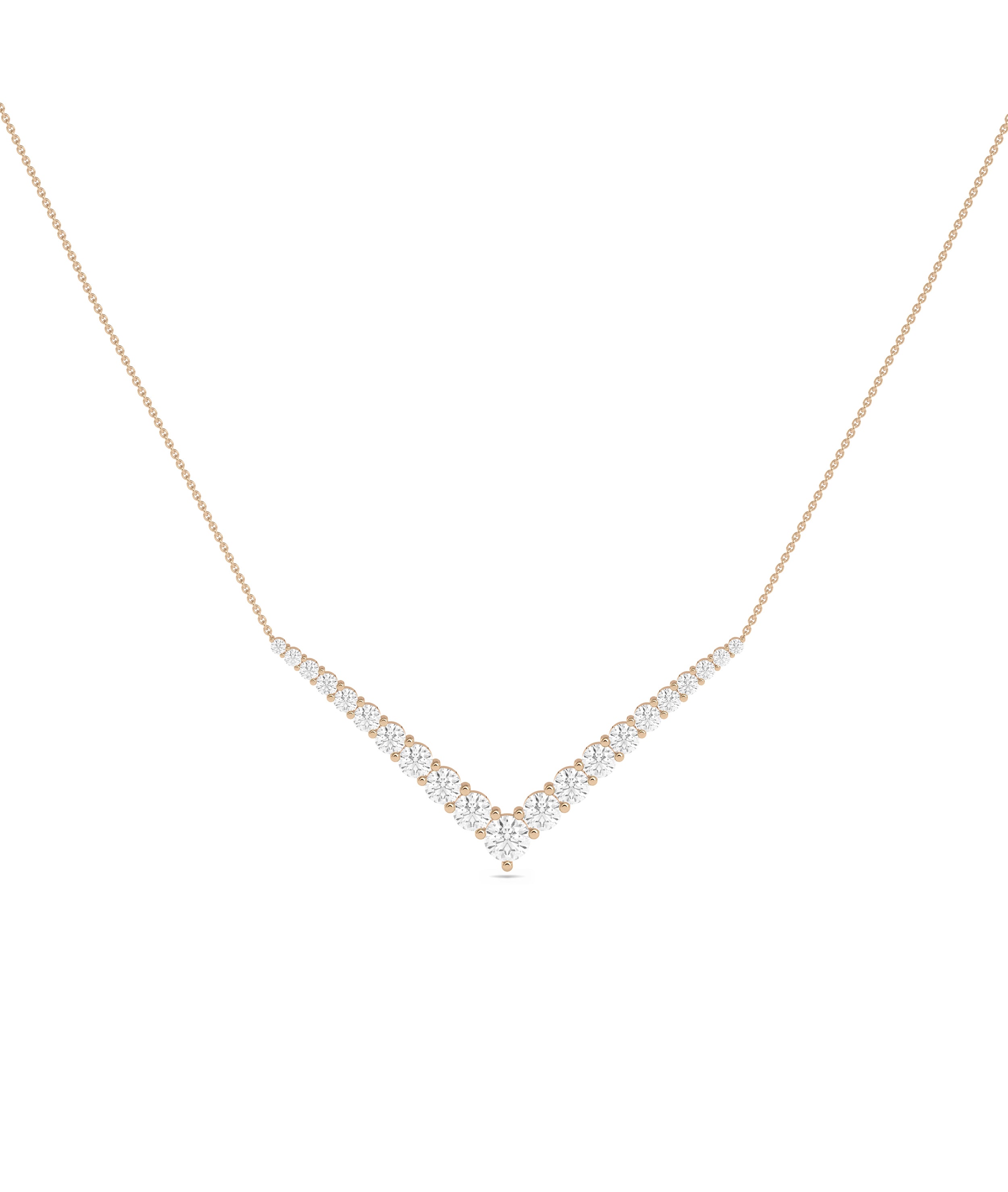 Diamond Chevron Necklace