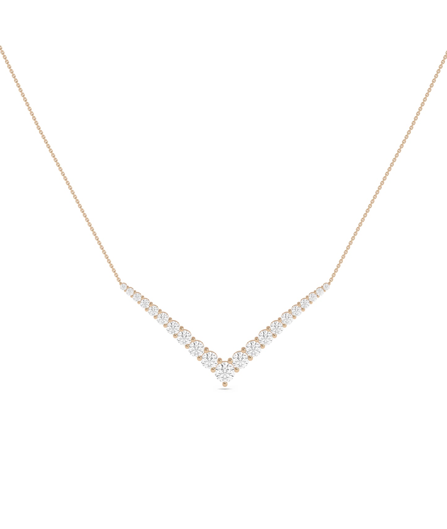 Diamond Chevron Necklace