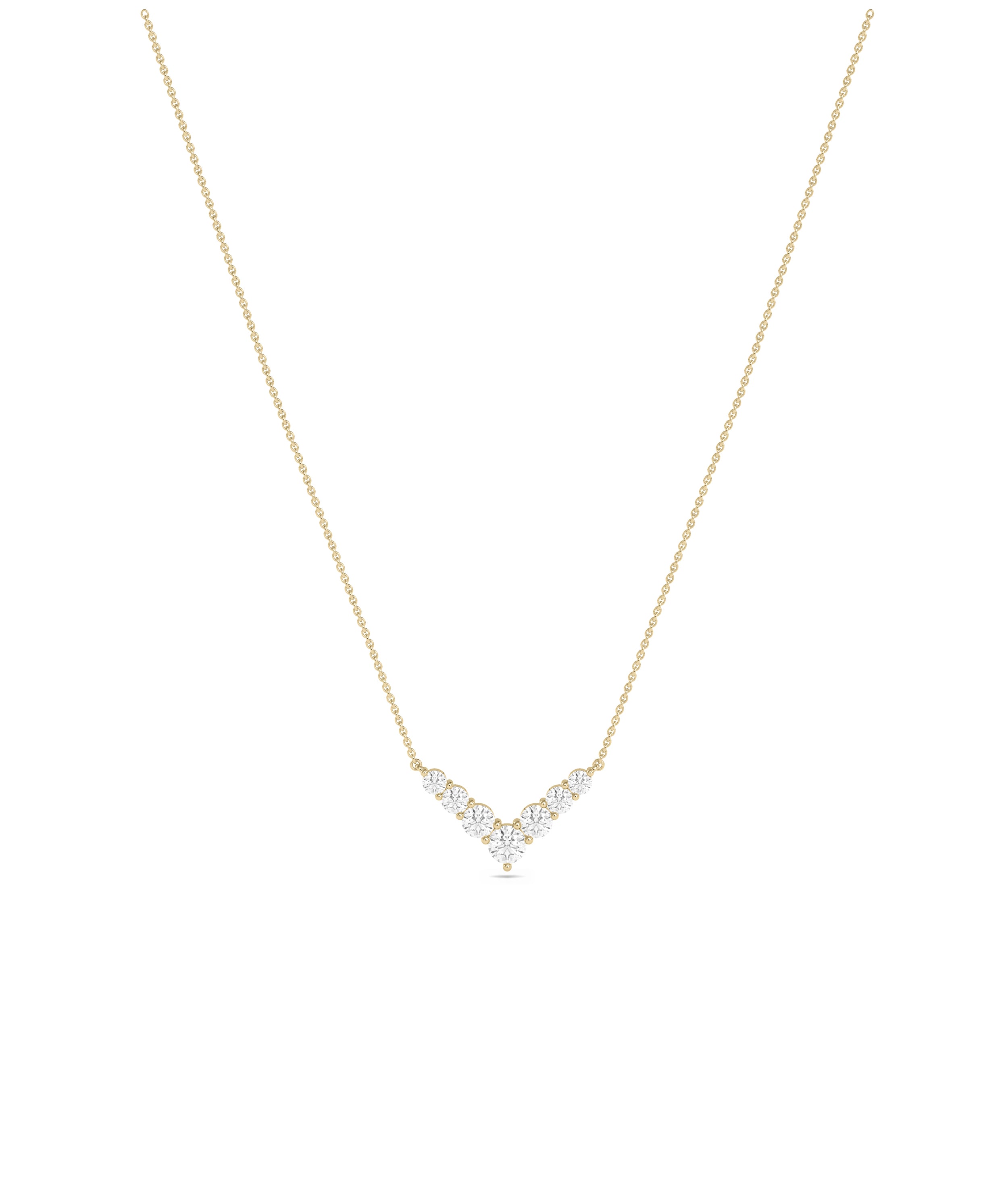 Diamond Chevron Necklace