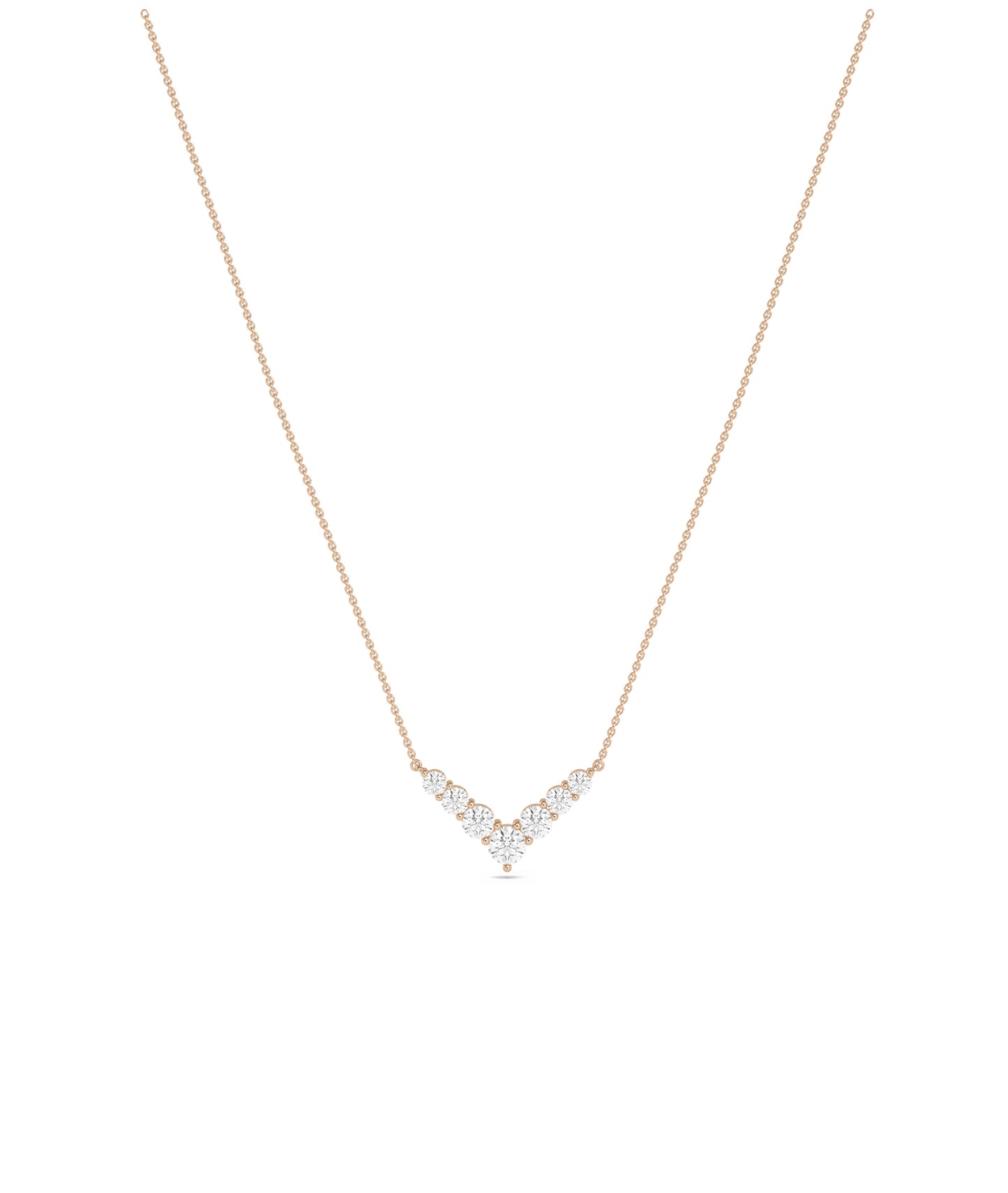 Diamond Chevron Necklace