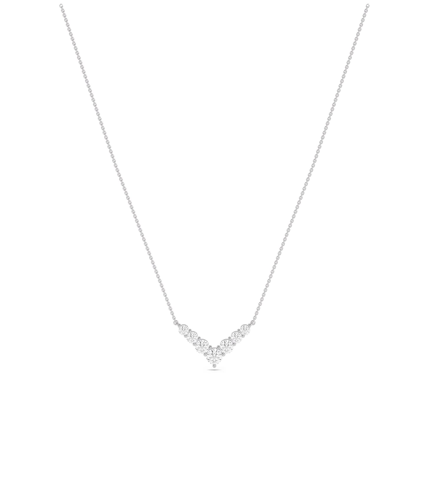 Diamond Chevron Necklace