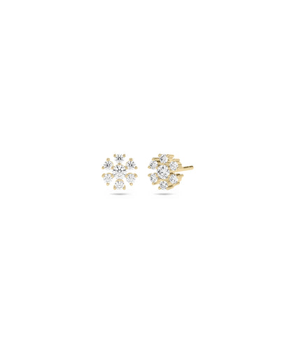 Diamond Flower Stud Earrings | Buy Everyday Jewelry