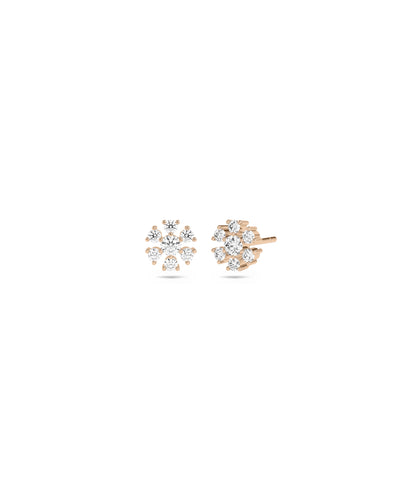 Diamond Flower Stud Earrings | Buy Everyday Jewelry