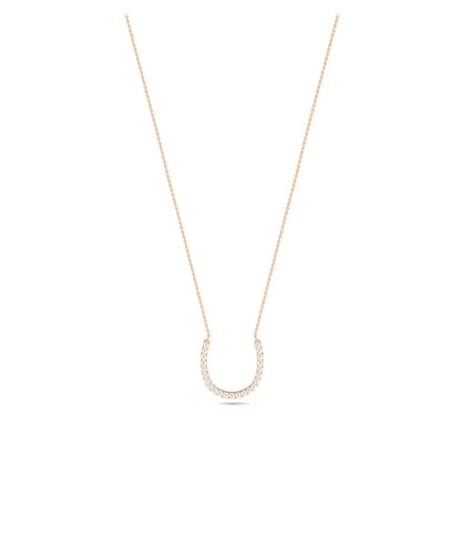 Diamond Horse Shoe Necklace- Diamond necklace