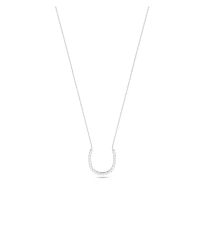 Diamond Horse Shoe Necklace- Diamond necklace