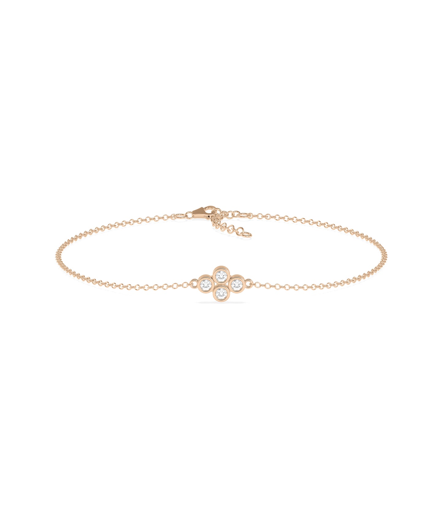 Diamond Clover Bracelet- everyday jewelry