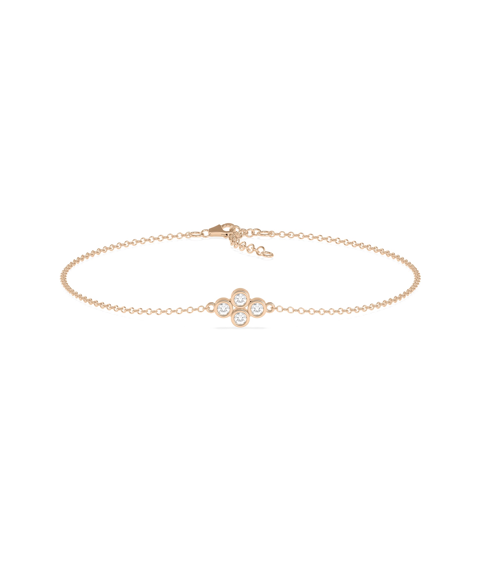 Diamond Clover Bracelet- everyday jewelry