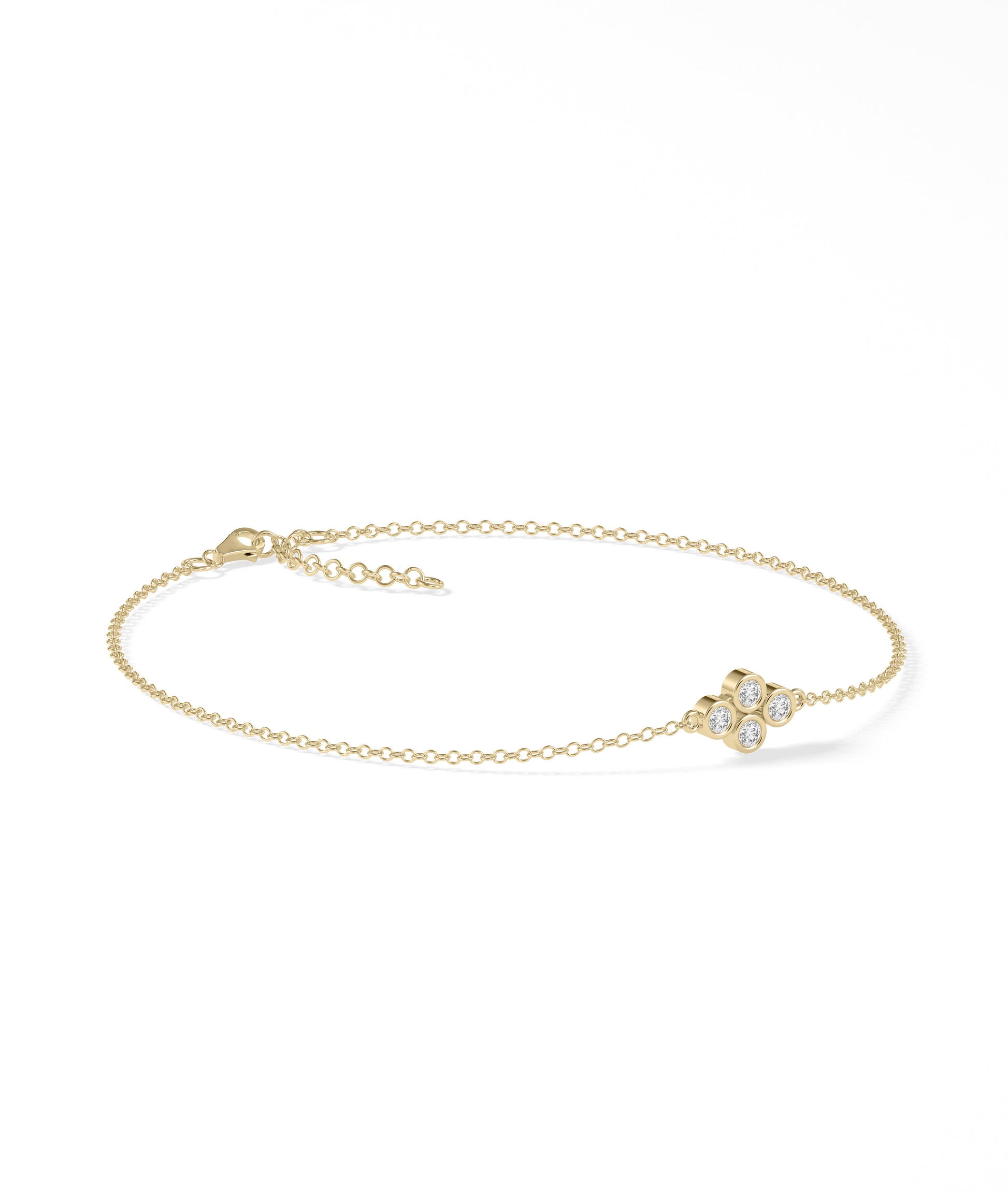 Diamond Clover Bracelet- everyday jewelry