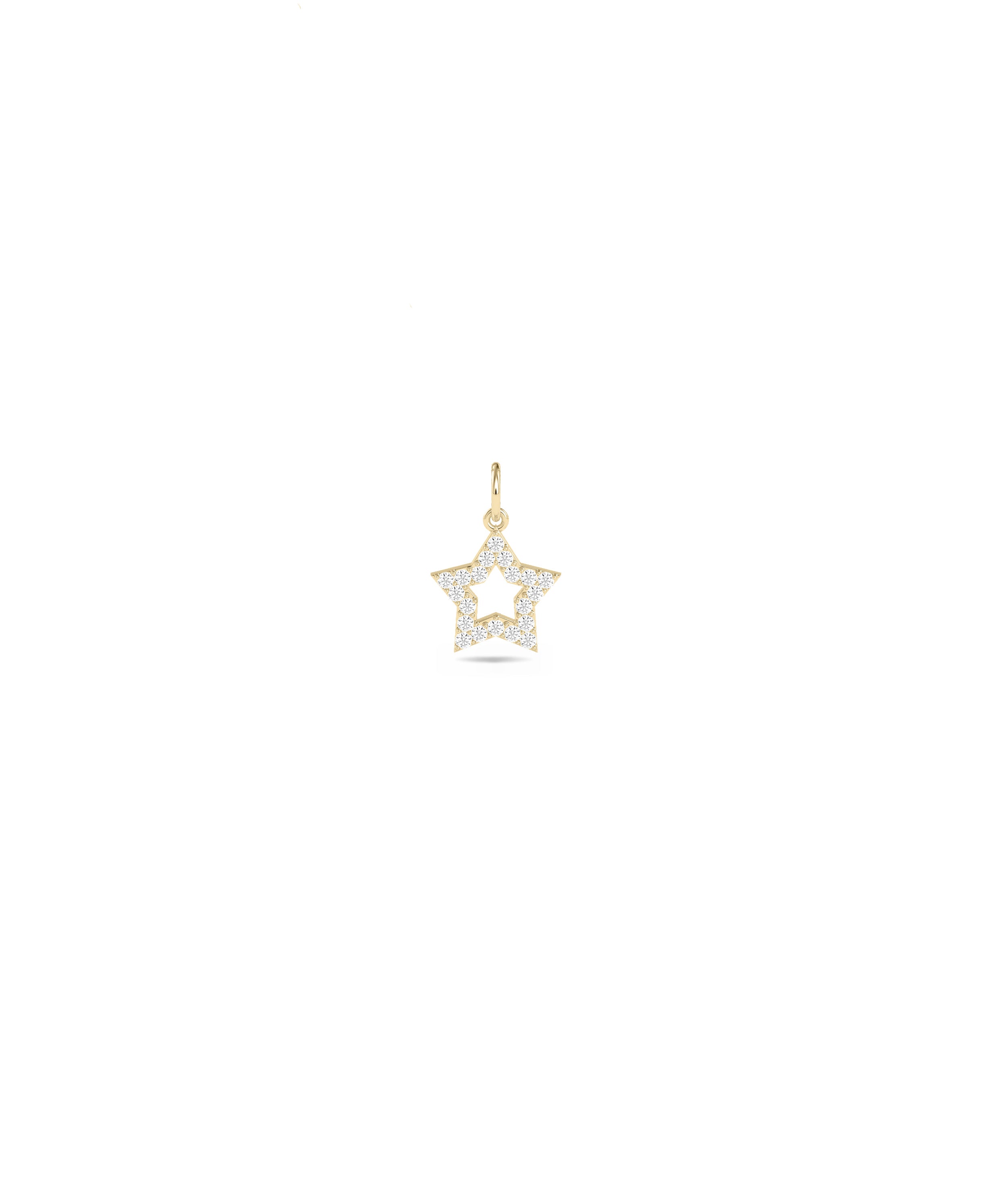 Diamond Pave Star Charm - Perfect Everyday Jewelry