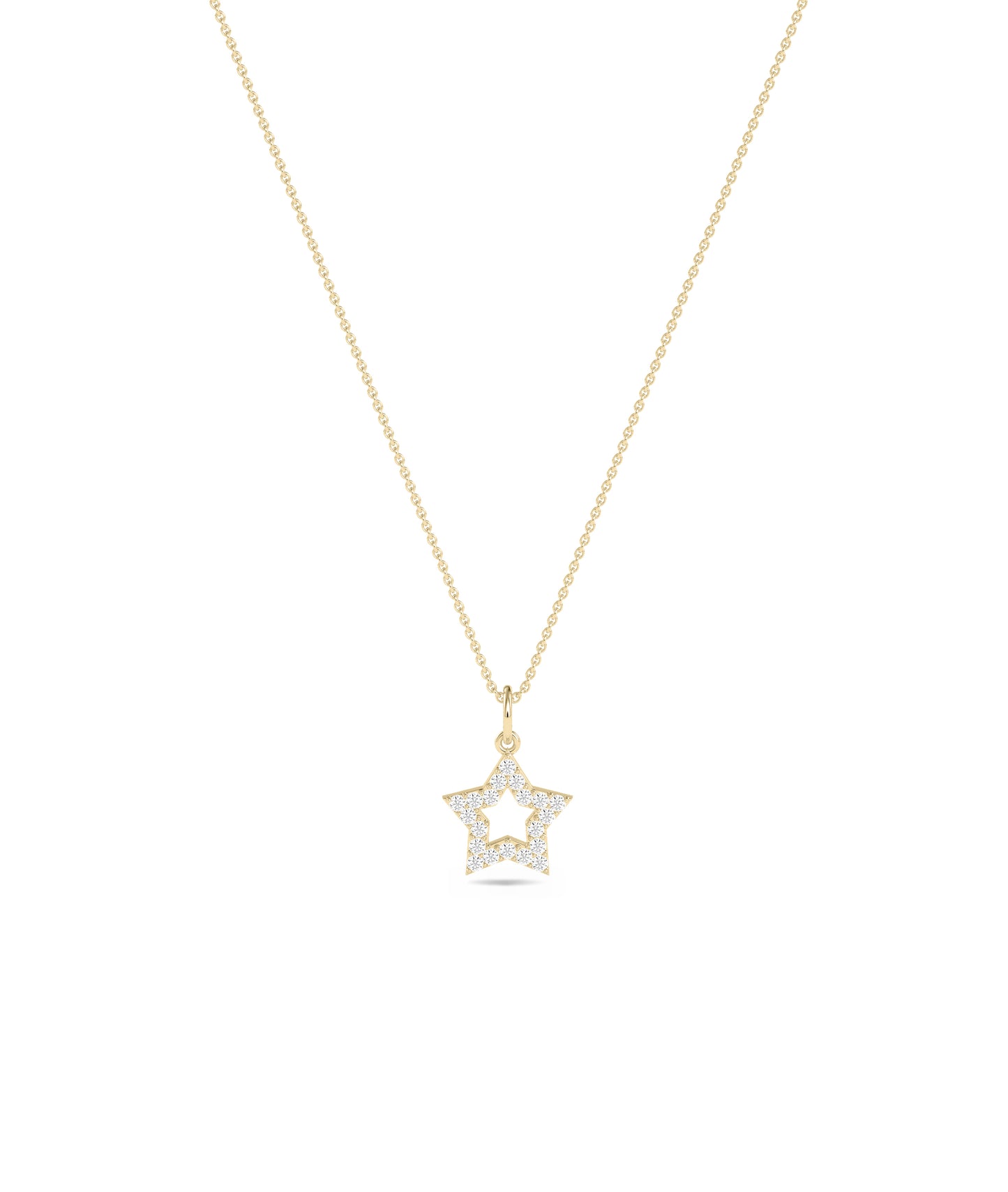 Diamond Pave Star Charm - Perfect Everyday Jewelry