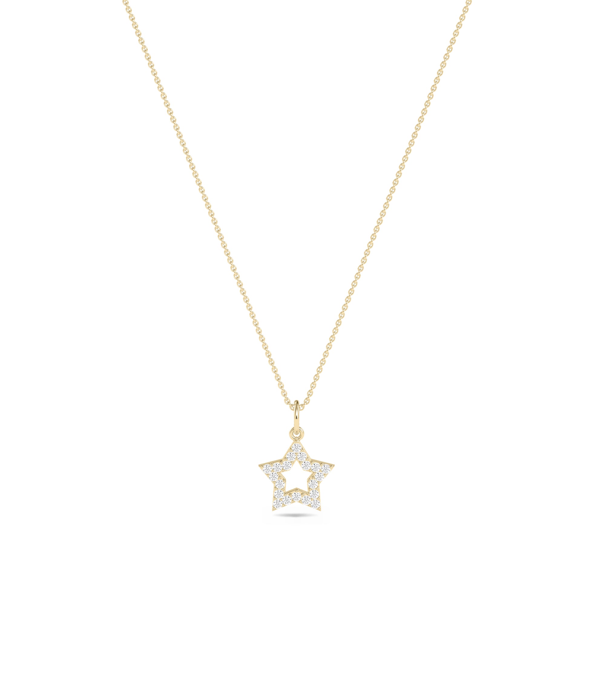 Diamond Pave Star Charm - Perfect Everyday Jewelry