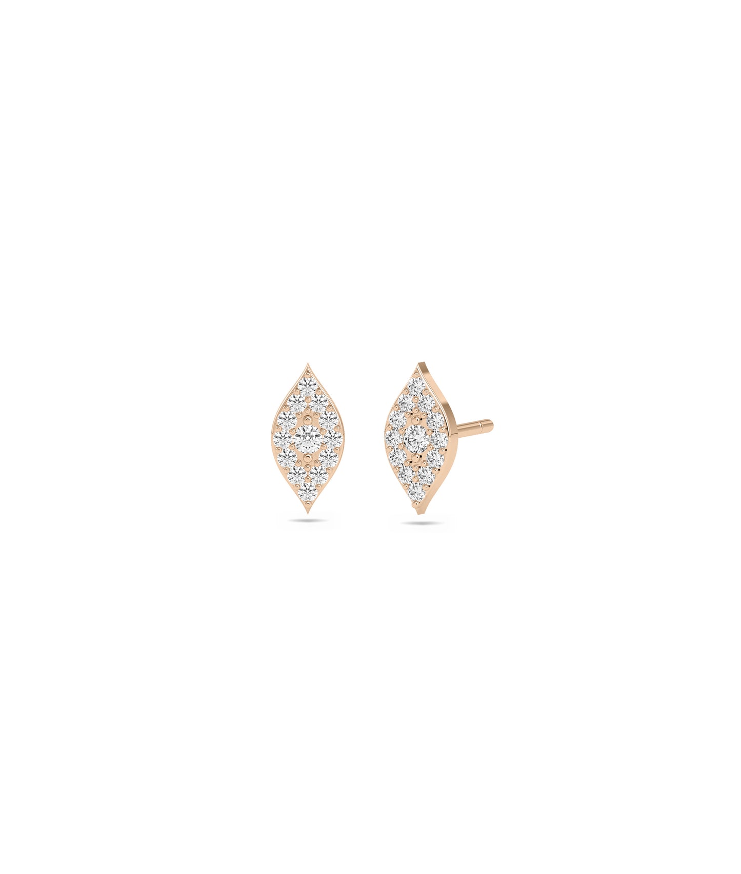 Diamond Evil Eye Stud Earrings- everyday jewelry