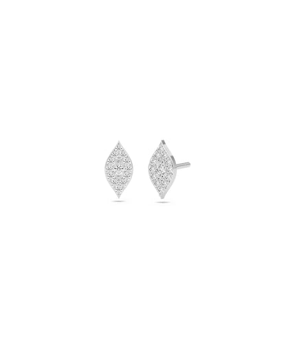 Diamond Evil Eye Stud Earrings- everyday jewelry