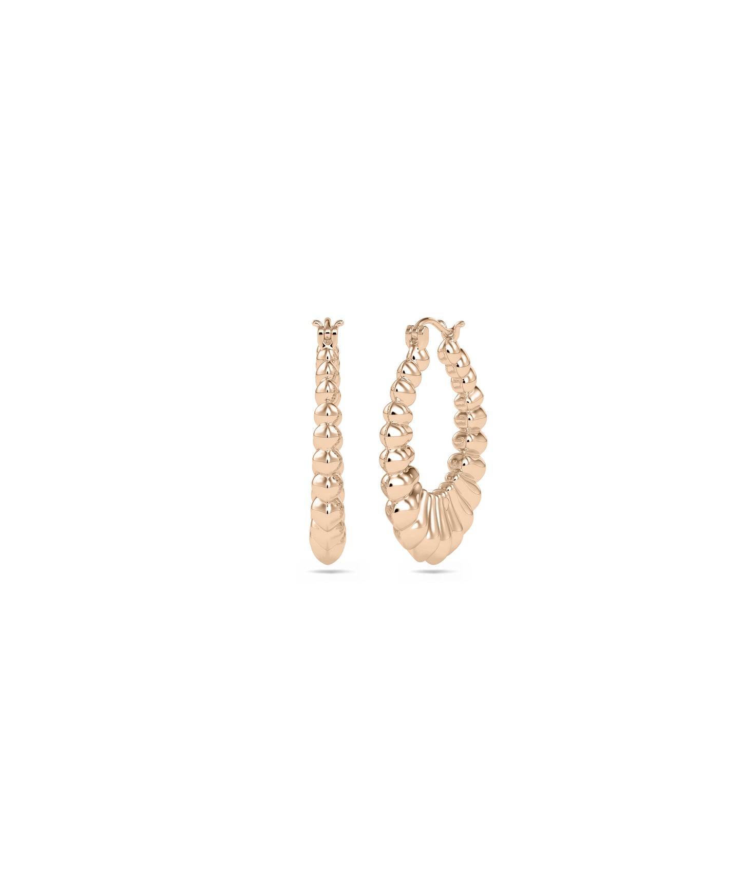 Groove Gold Oval Hoop Earrings | Everyday Jewelry