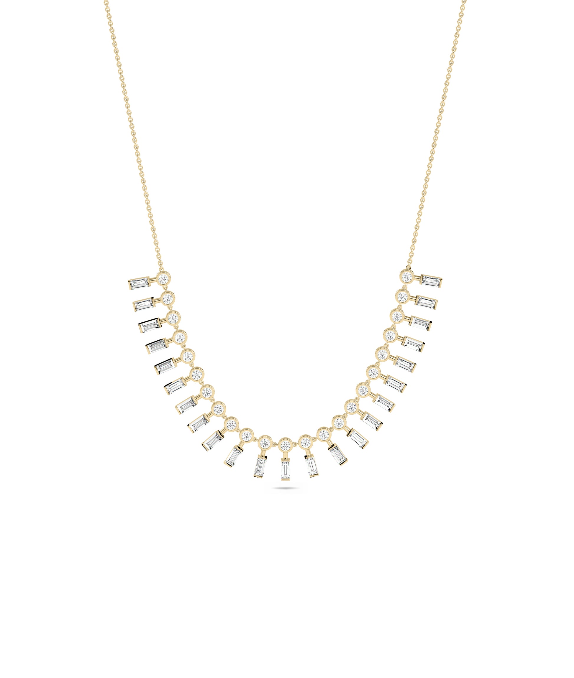 Diamond Sparkle Necklace - Chic Everyday Jewelry