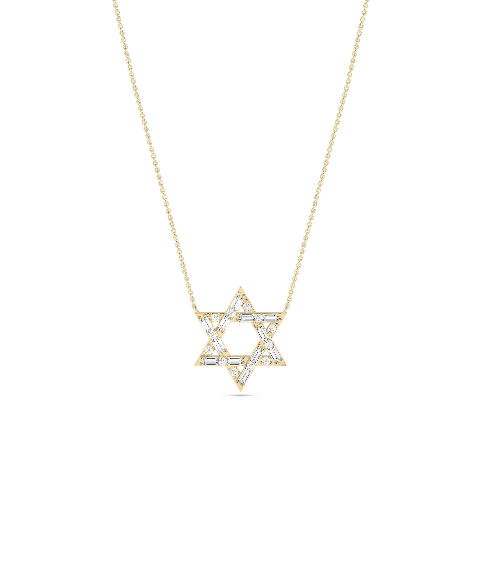 Diamond Star of David Necklace - Chic Everyday Jewelry