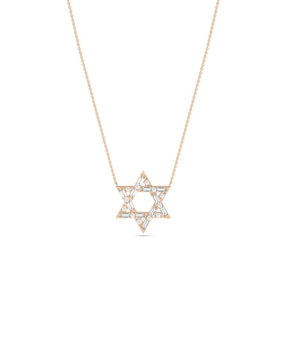 Diamond Star of David Necklace - Chic Everyday Jewelry