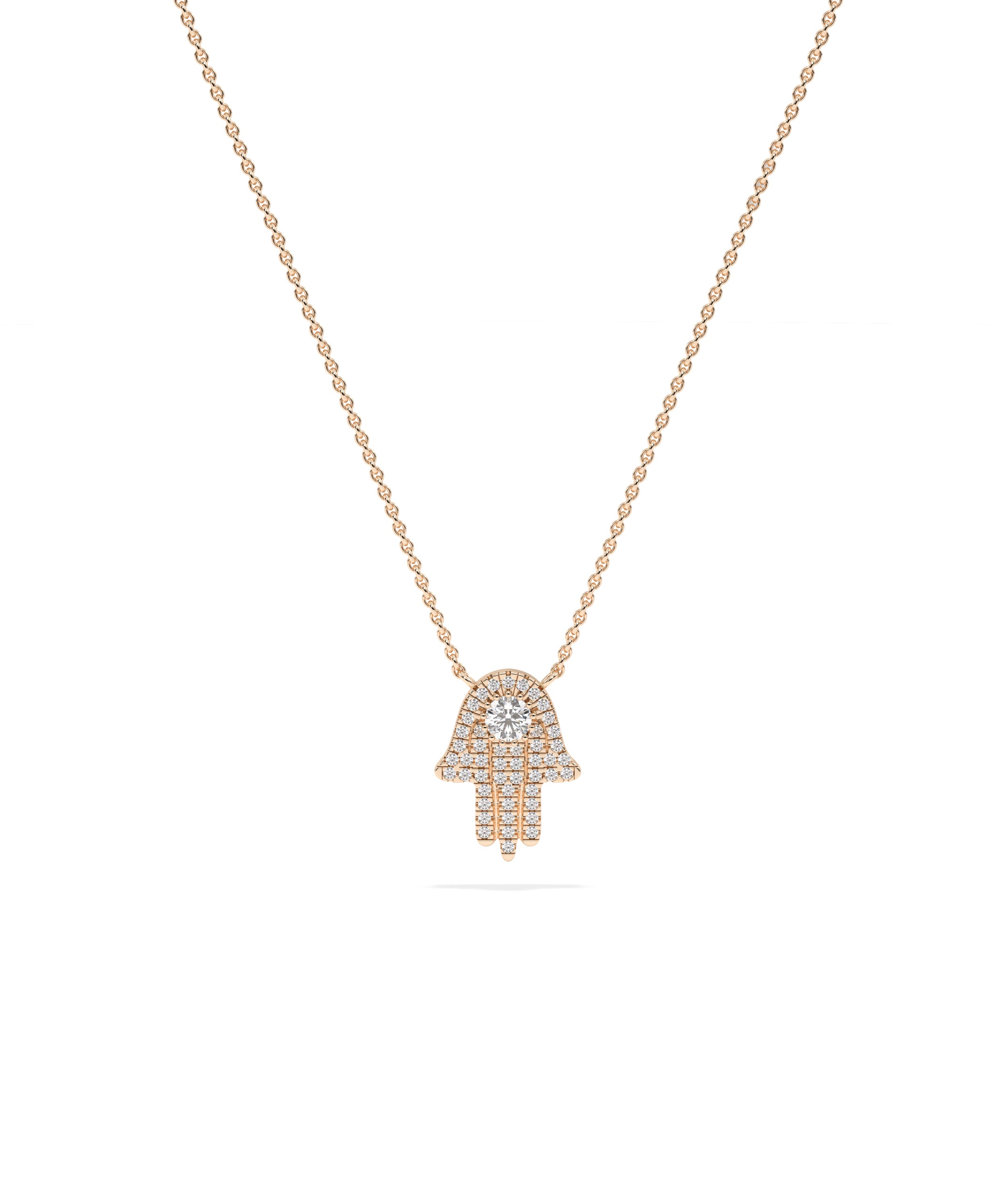 Diamond Hamsa Necklace - Stylish Everyday Jewelry