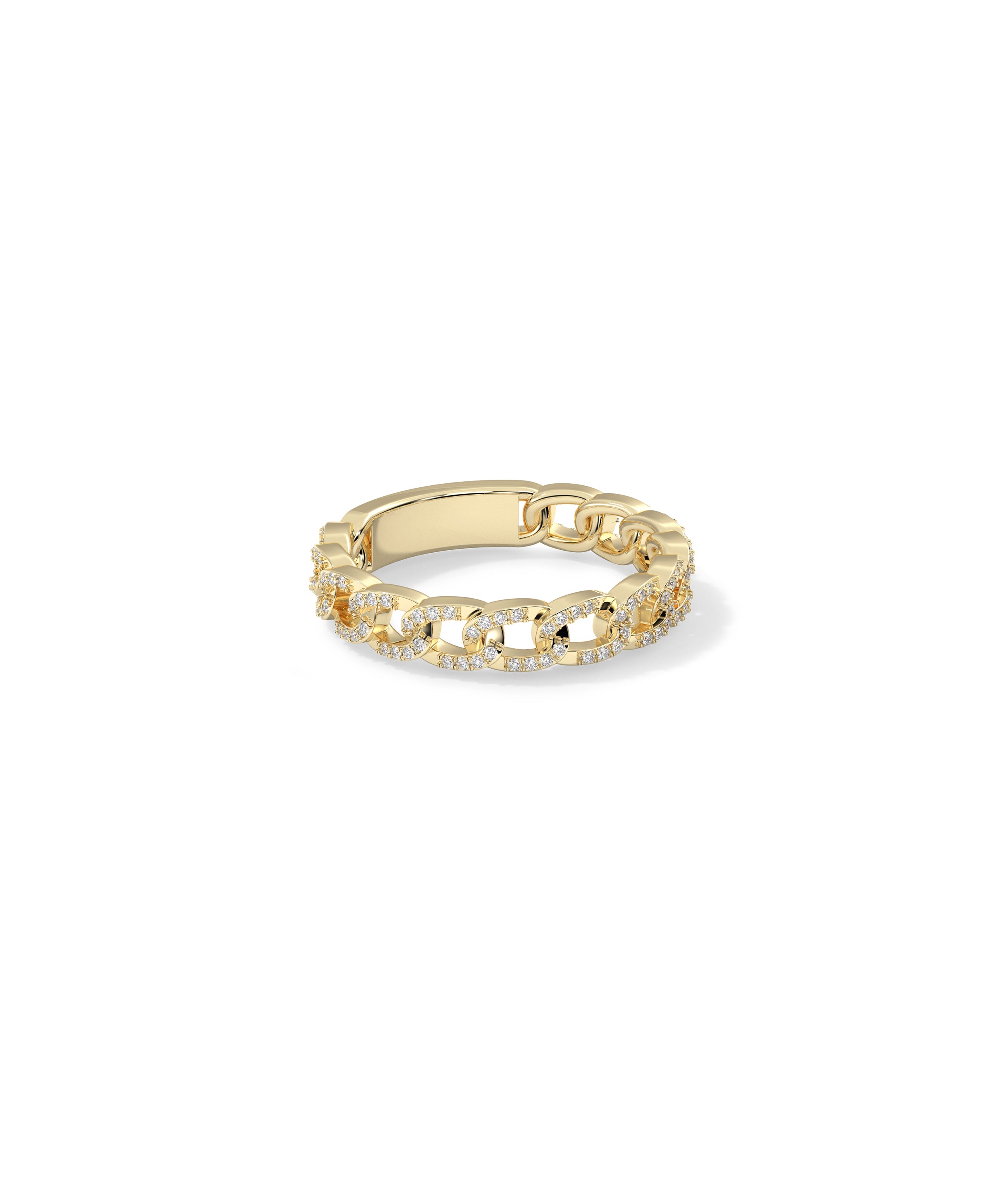 Diamond Curb Link Ring | Everyday Jewelry Online