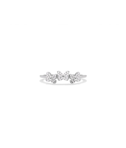 "Diamond Butterfly Ring | Elegant Diamond Band Ring"