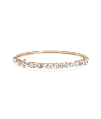 Multi Shapde Diamond Bangle - Diamond Bangles