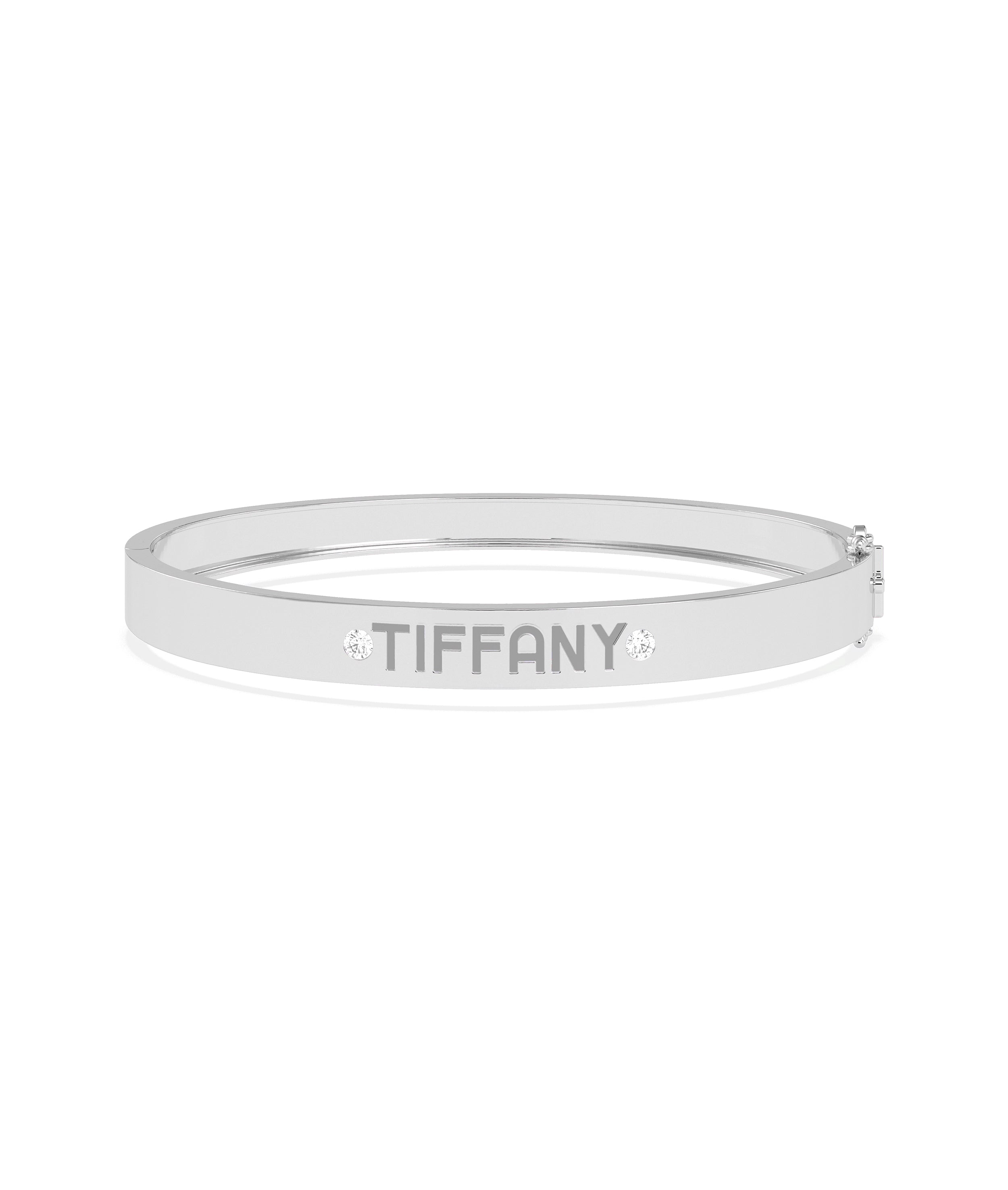 Personalize Diamond Bangle - Diamond Bangle