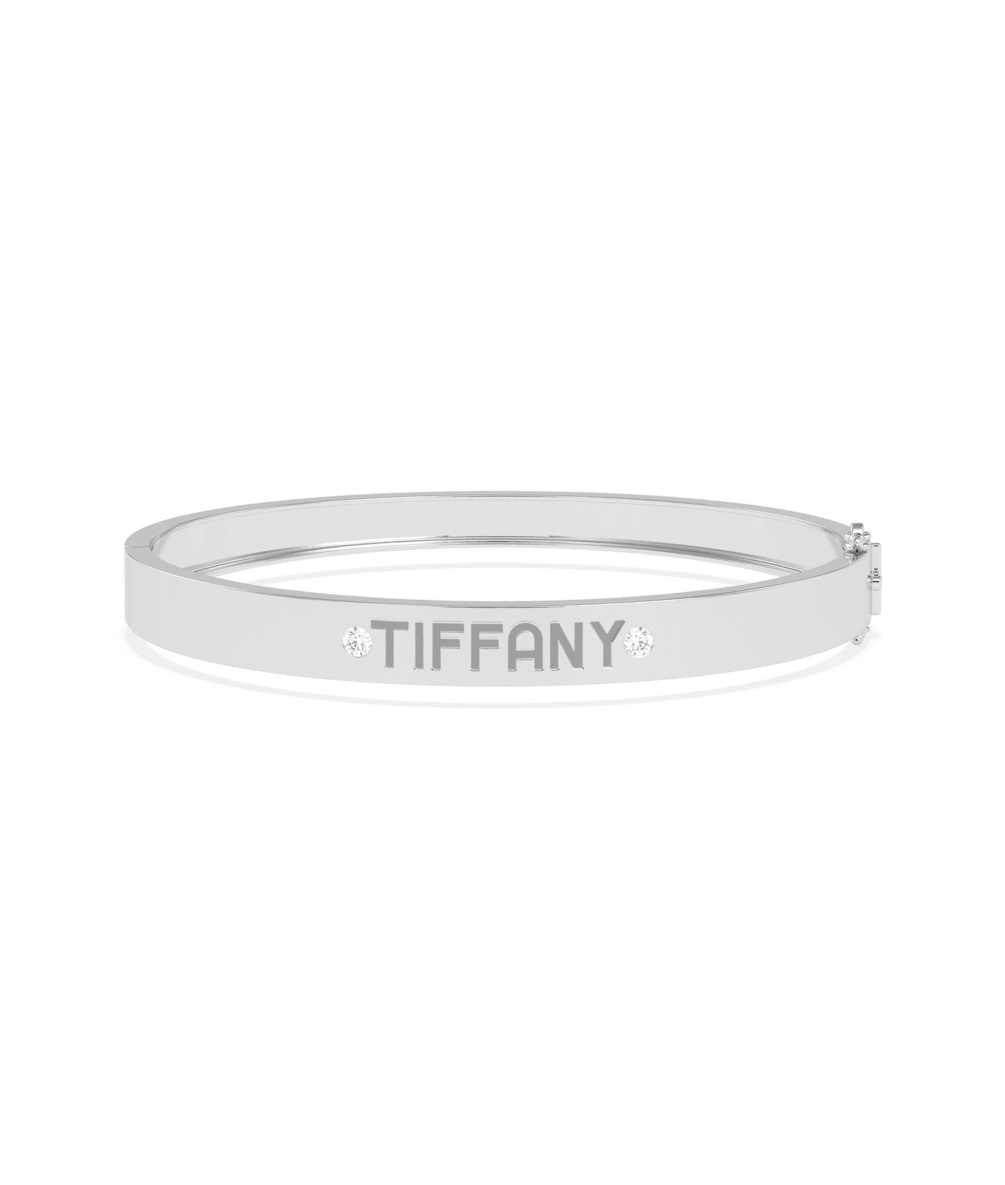 Personalize Diamond Bangle - Diamond Bangle