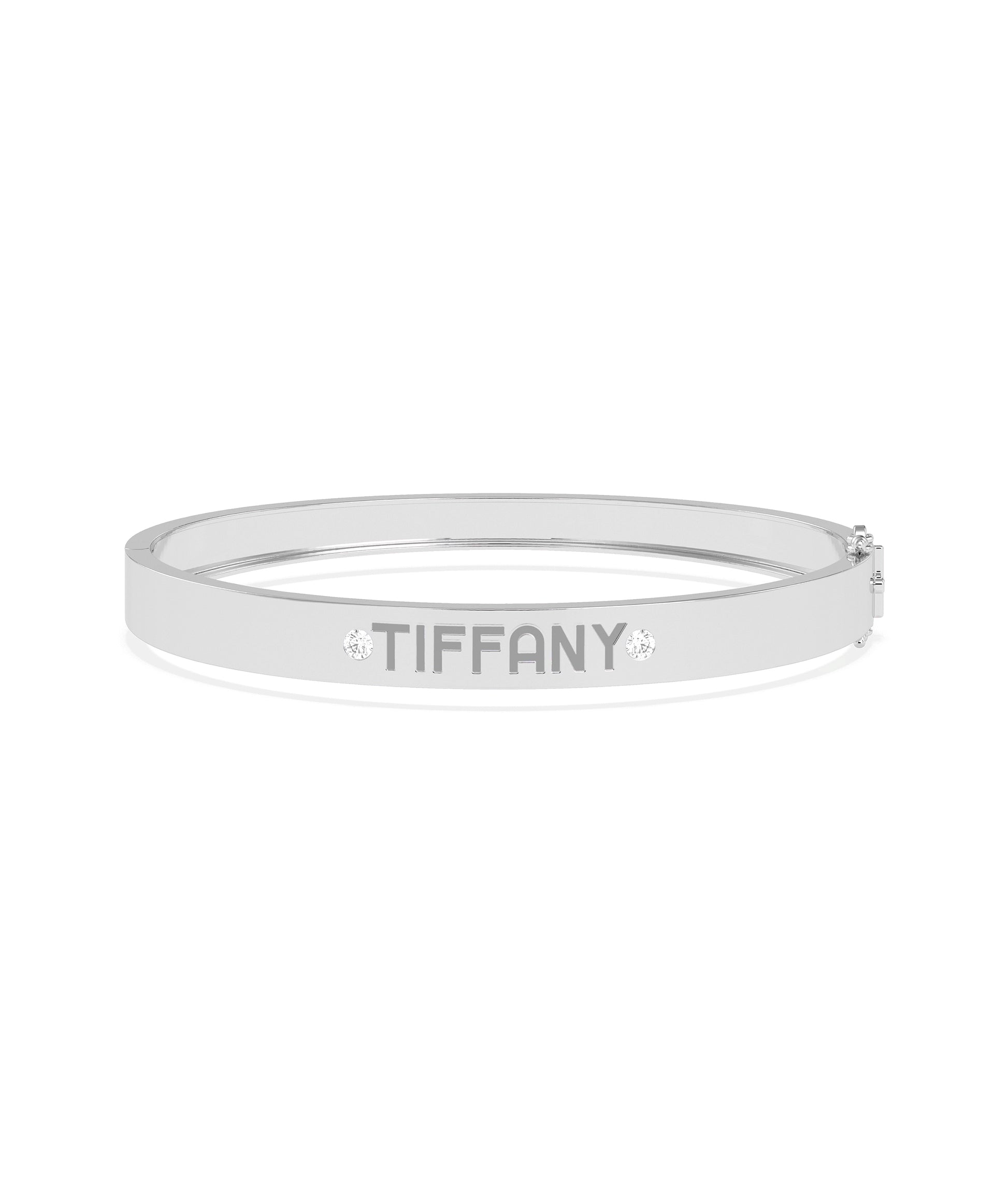 Personalize Diamond Bangle - Diamond Bangle