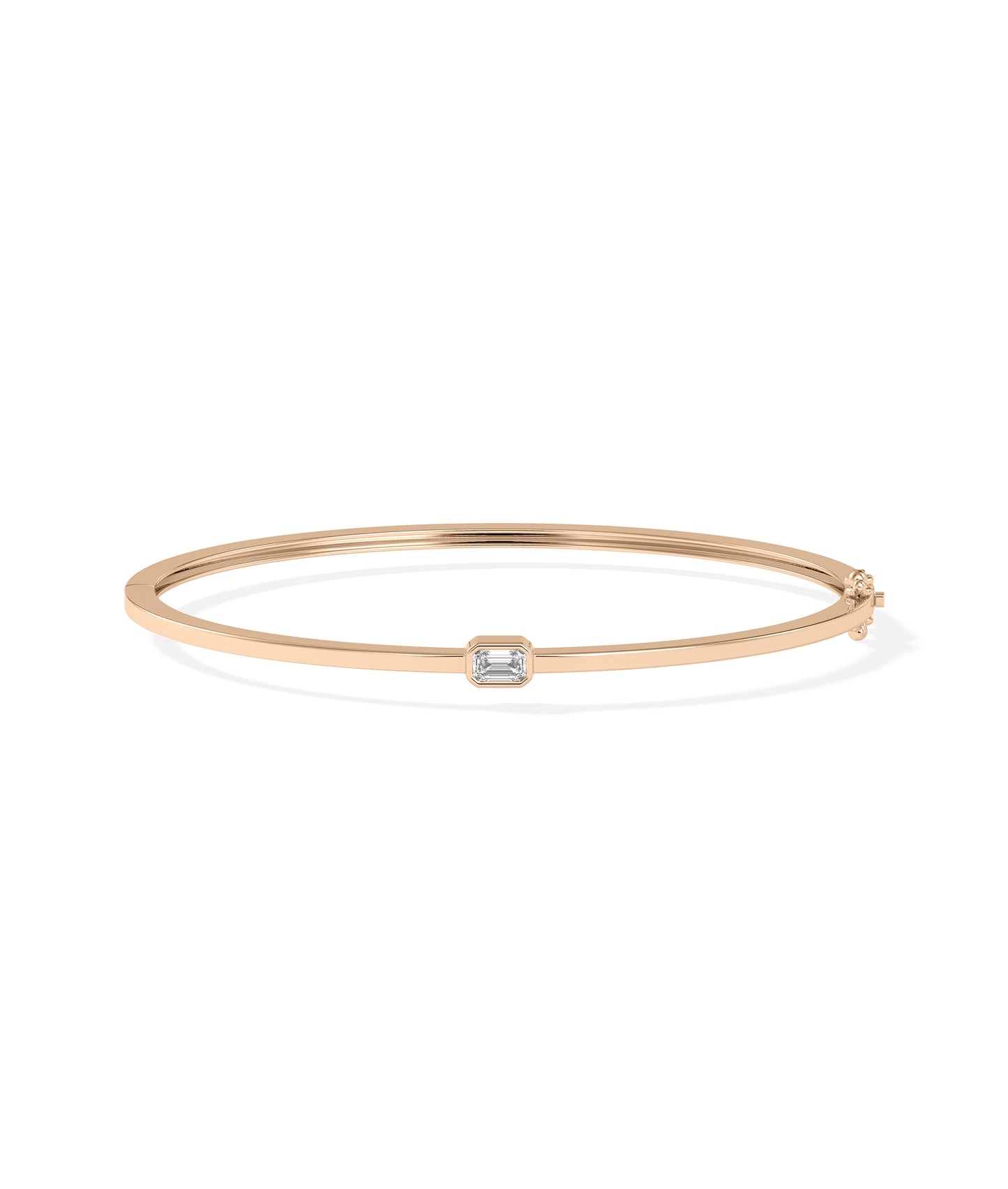 Diamond Bezel Set Bangle