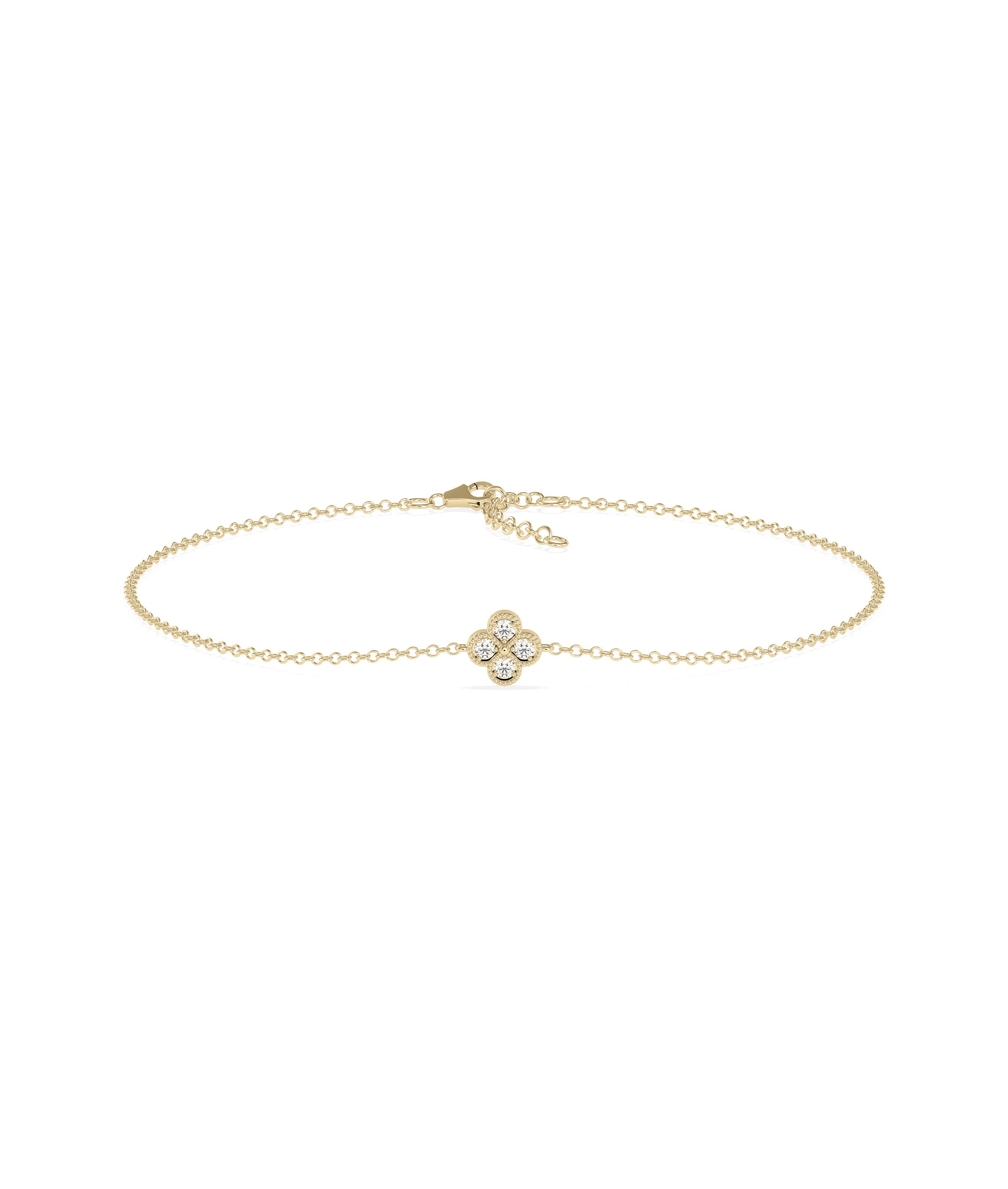 Diamond Clover Bracelet | Everyday Jewelry