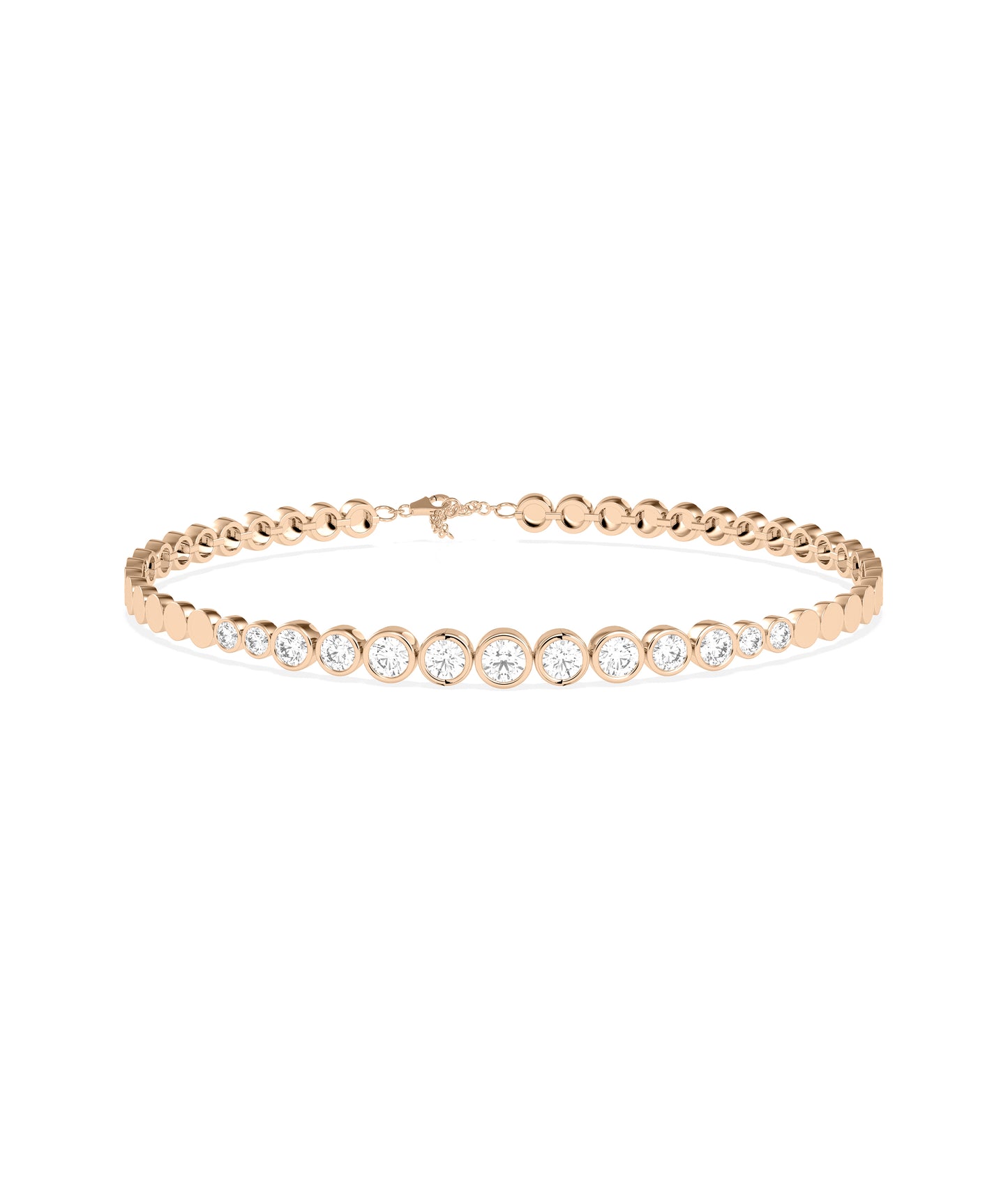 Diamond Graduating Bezel Bracelet | Diamond Bracelets For Women