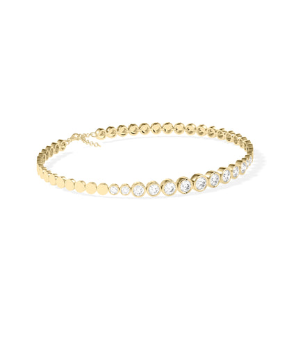 Diamond Graduating Bezel Bracelet | Diamond Bracelets For Women