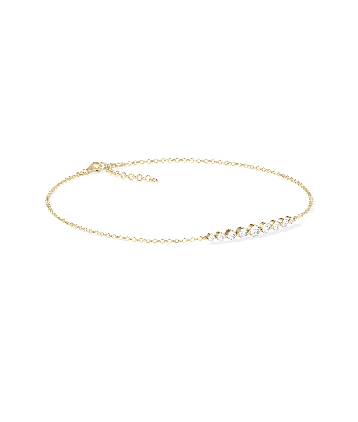 Diamond Graduating Bracelet- gold bracelet