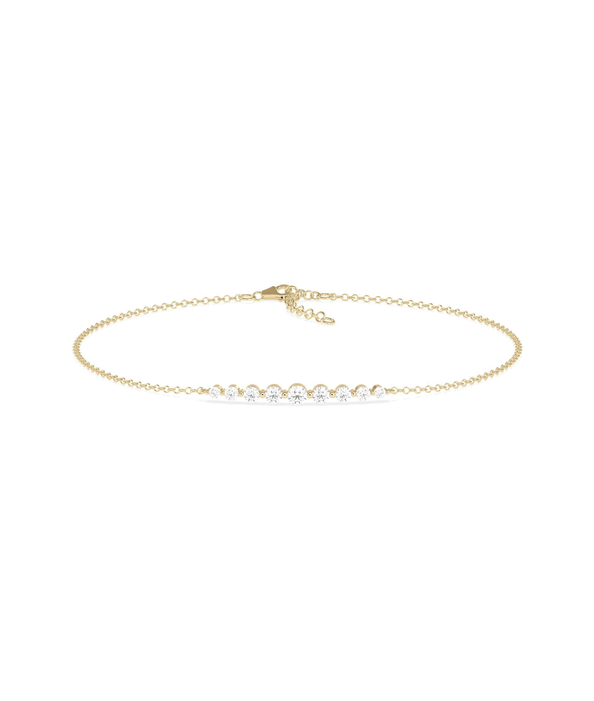 Diamond Graduating Bracelet- gold bracelet