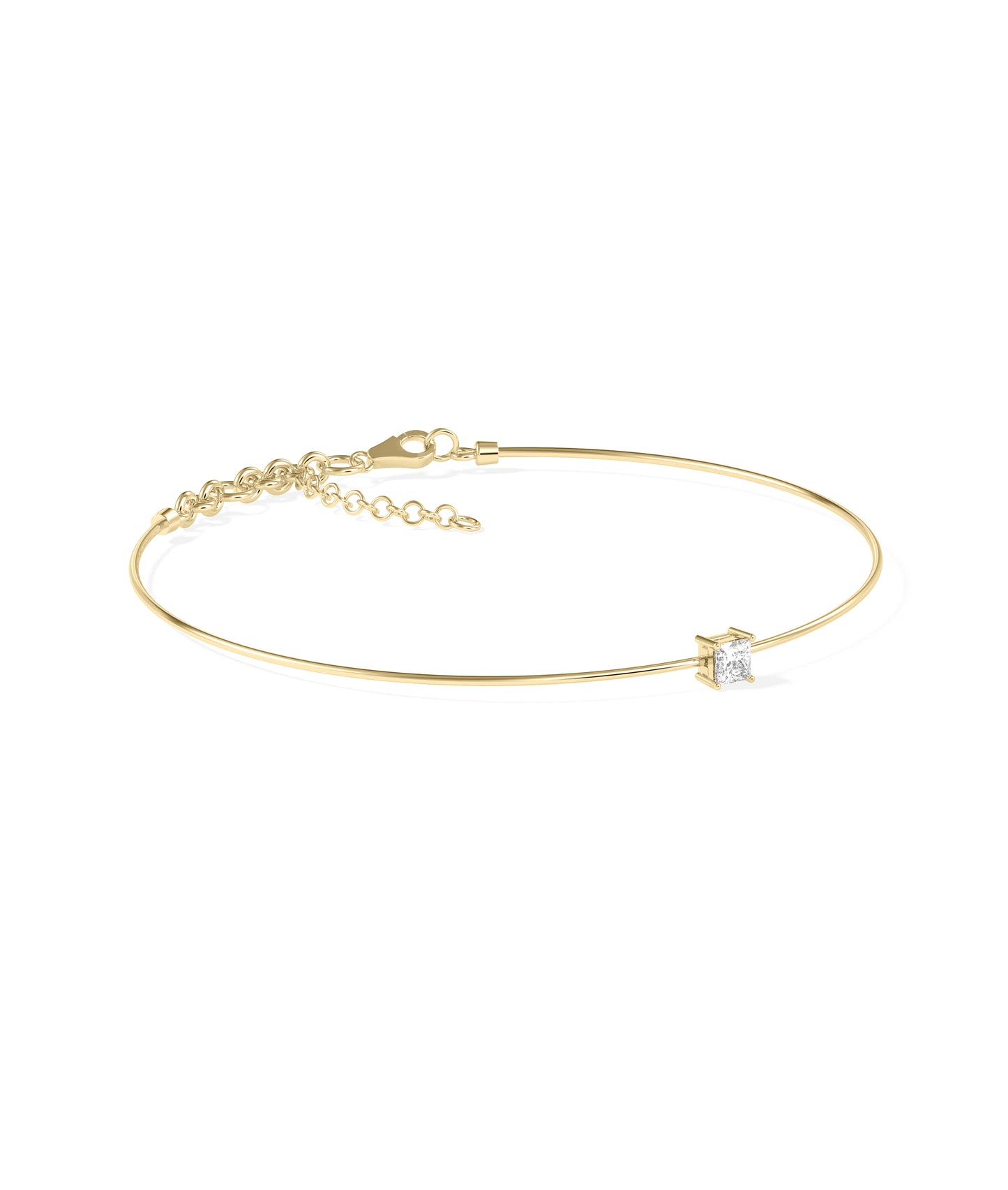 Diamond Solitaire Bracelet | Gold Bracelets