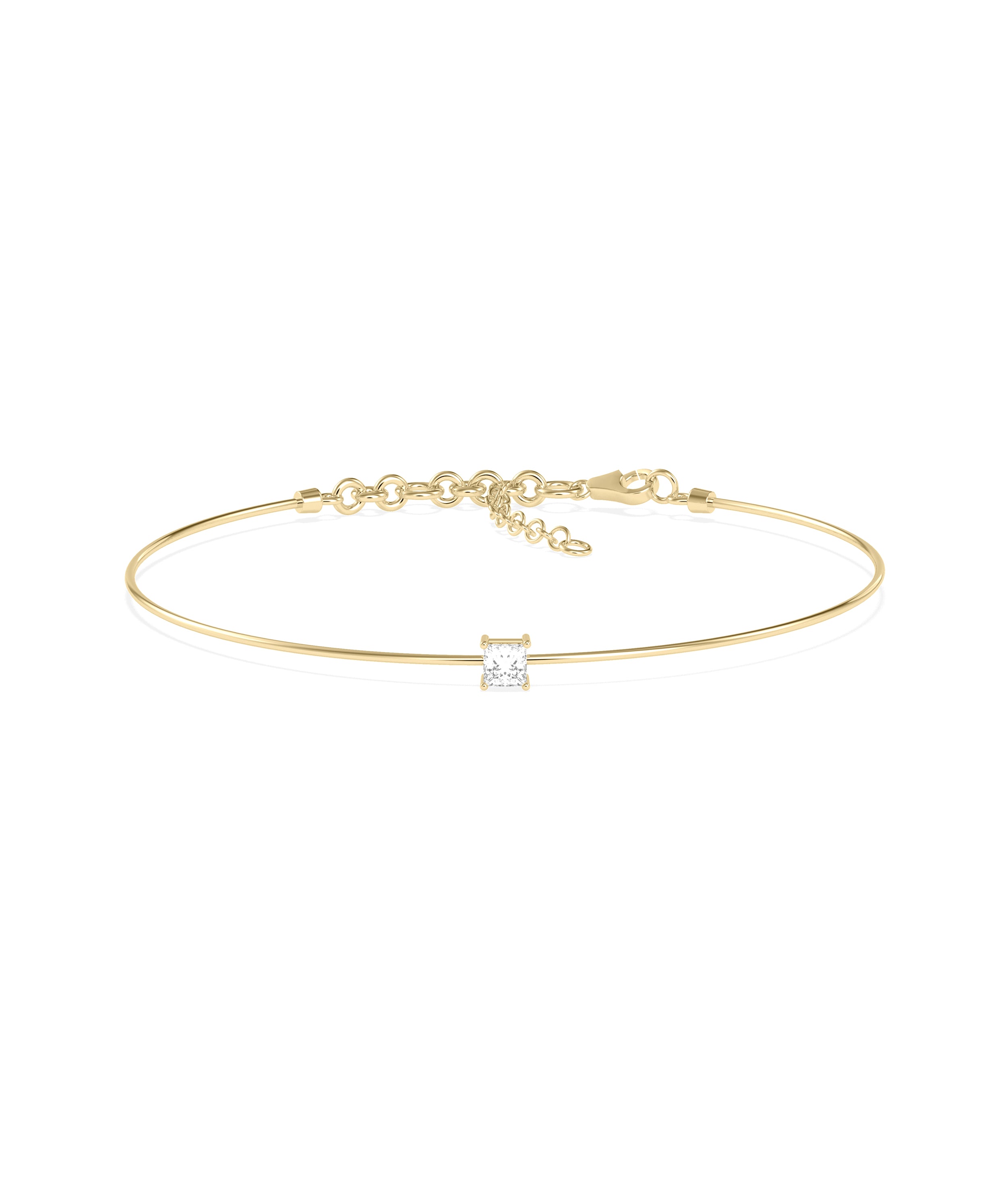 Diamond Solitaire Bracelet | Gold Bracelets