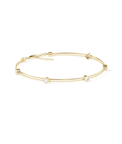 Diamond Station Bracelet | Gold Bracelet Design