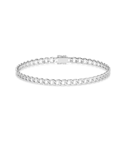 Diamond Curb Link Bracelet | Diamond Bracelet For Women