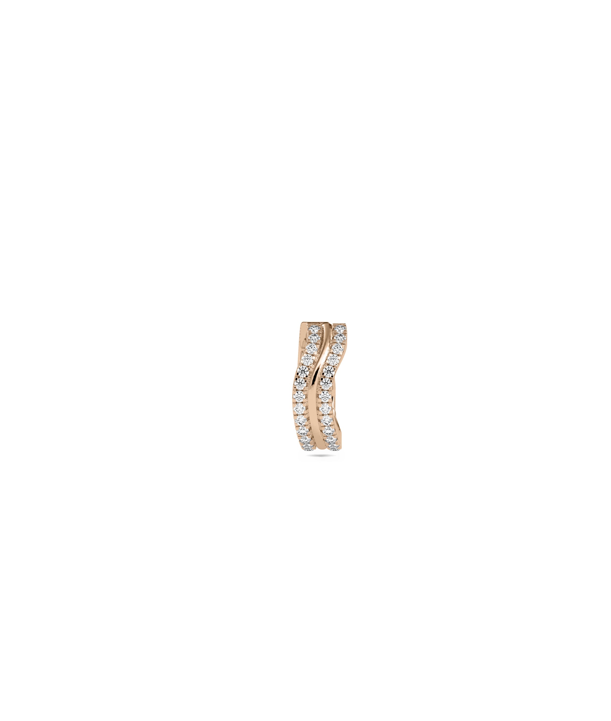 Wavy Diamond Ear Cuff - 79e | Everyday 14K Gold Jewelry