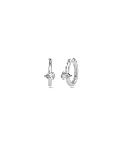 Diamond Solitaire Ear Cuff | Diamond Earrings