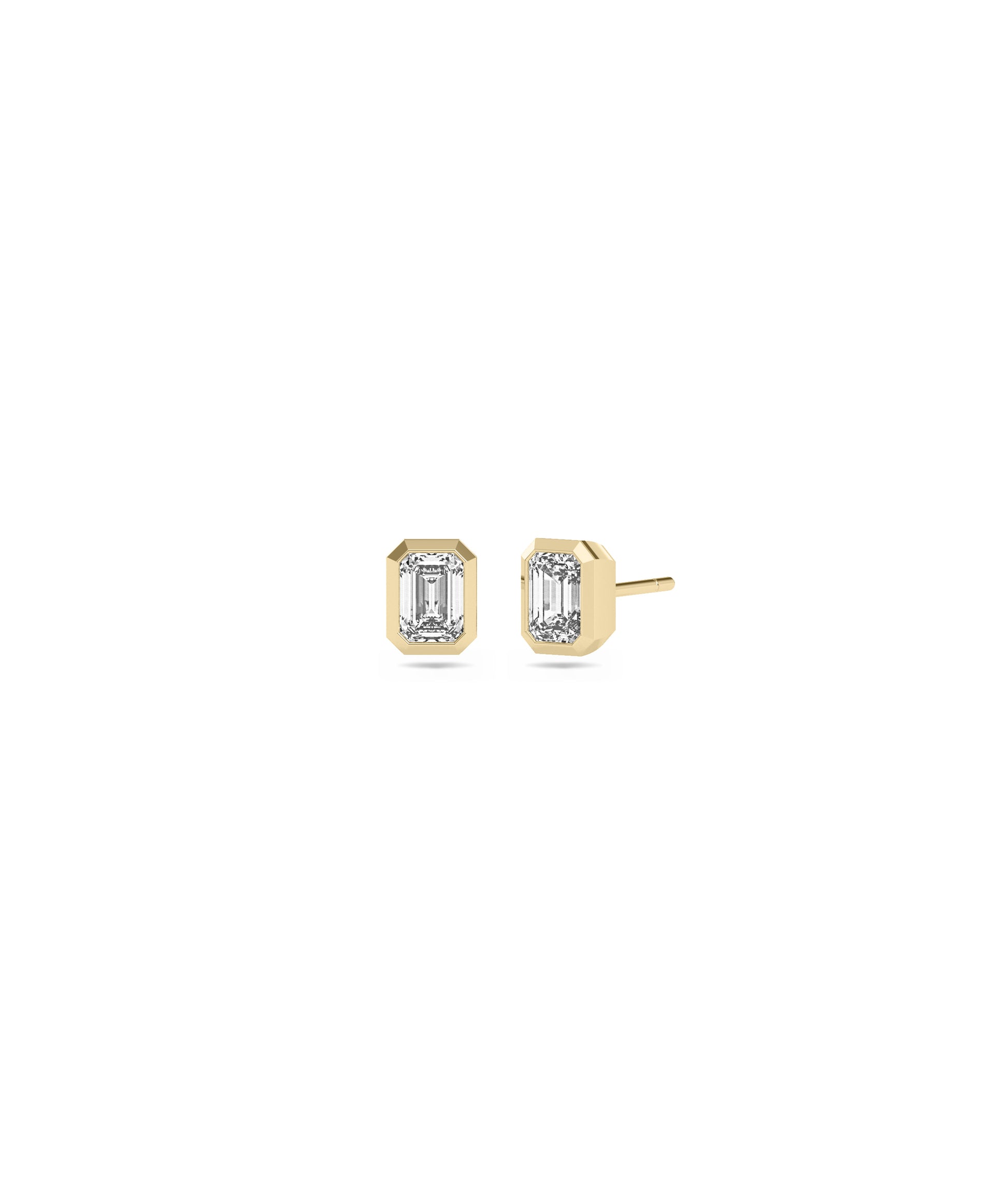 Diamond Solitaire Stud Earrings | Diamond Earrings