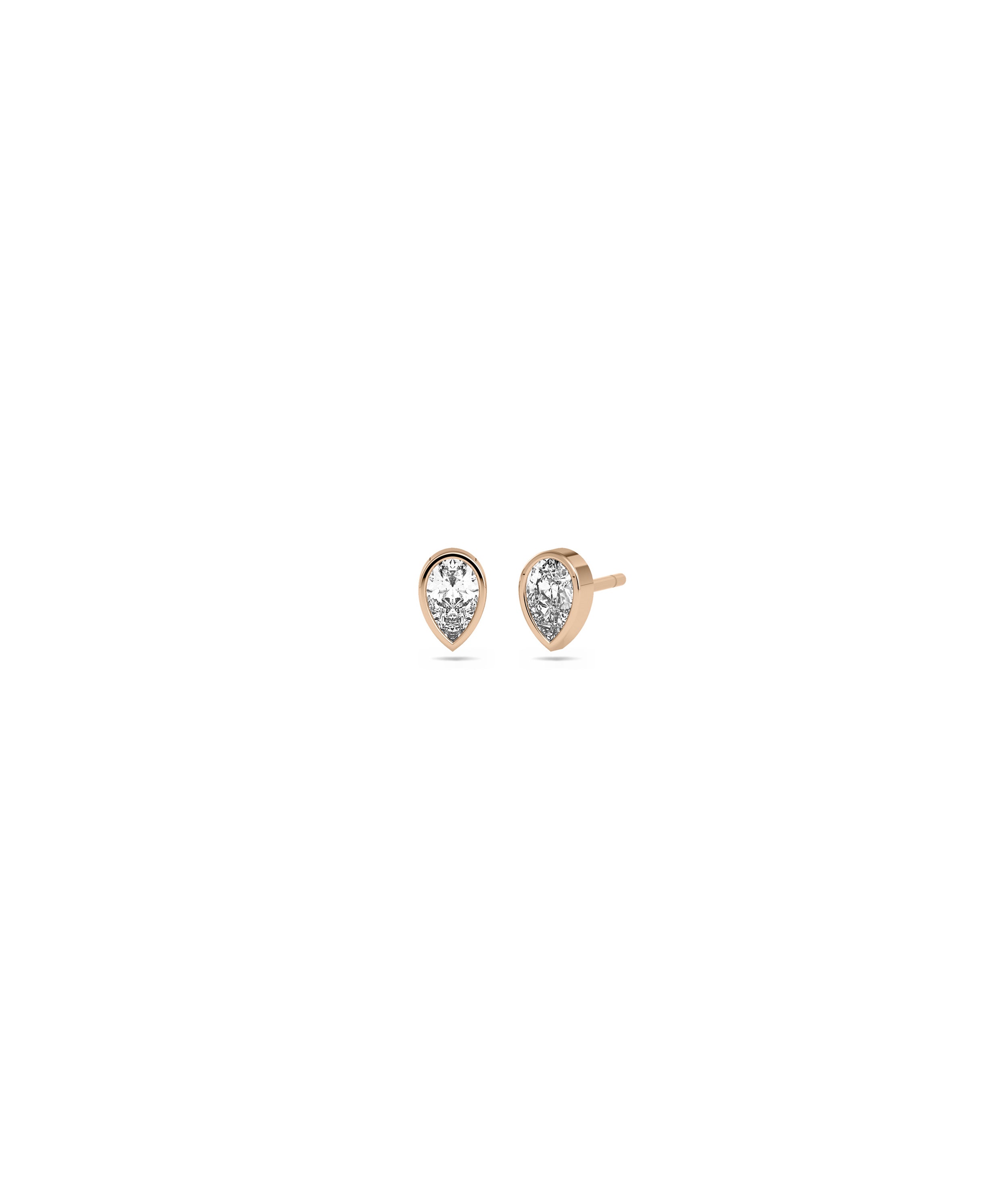 Diamond Solitaire Stud Earrings | Diamond Earrings