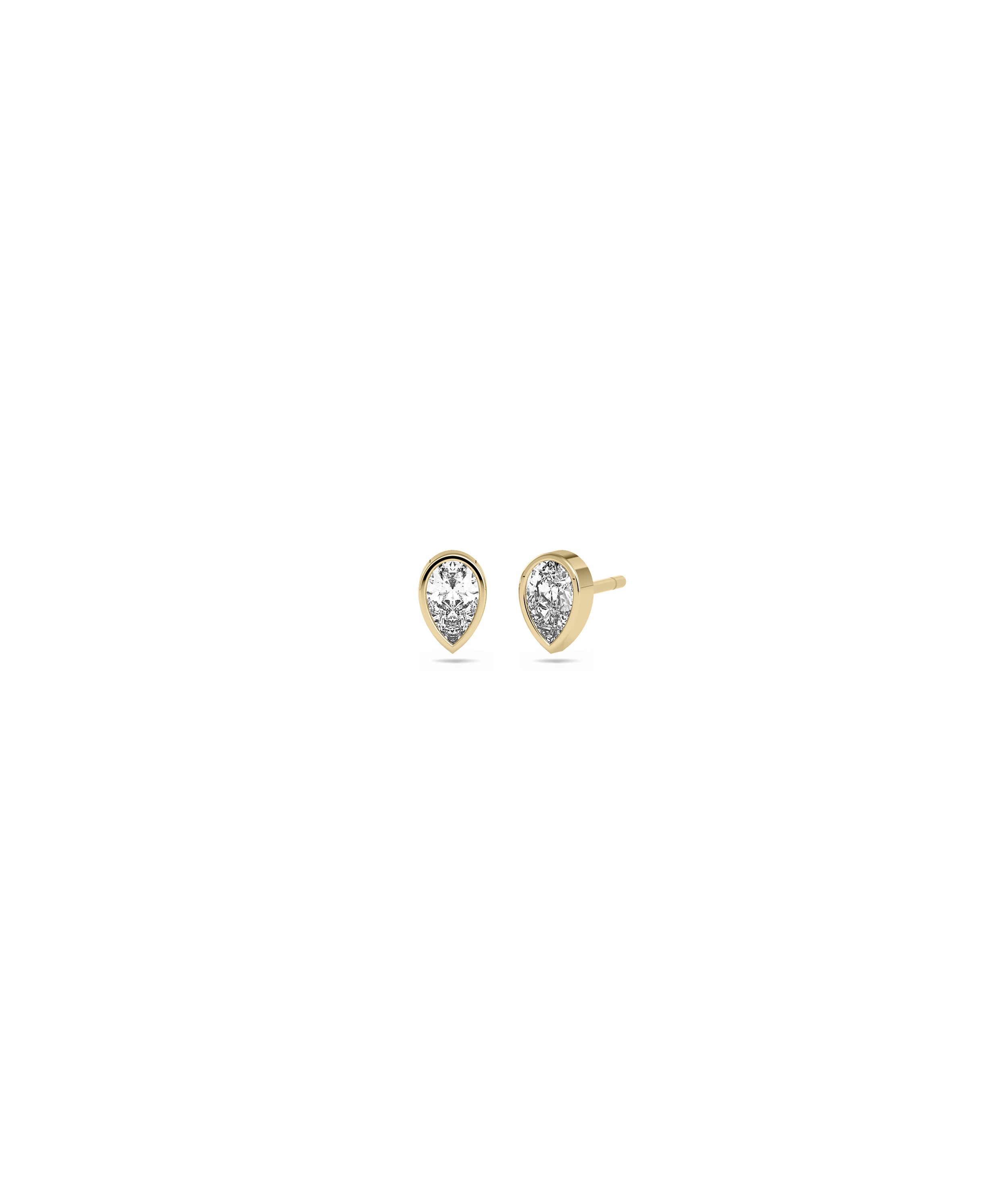 Diamond Solitaire Stud Earrings | Diamond Earrings