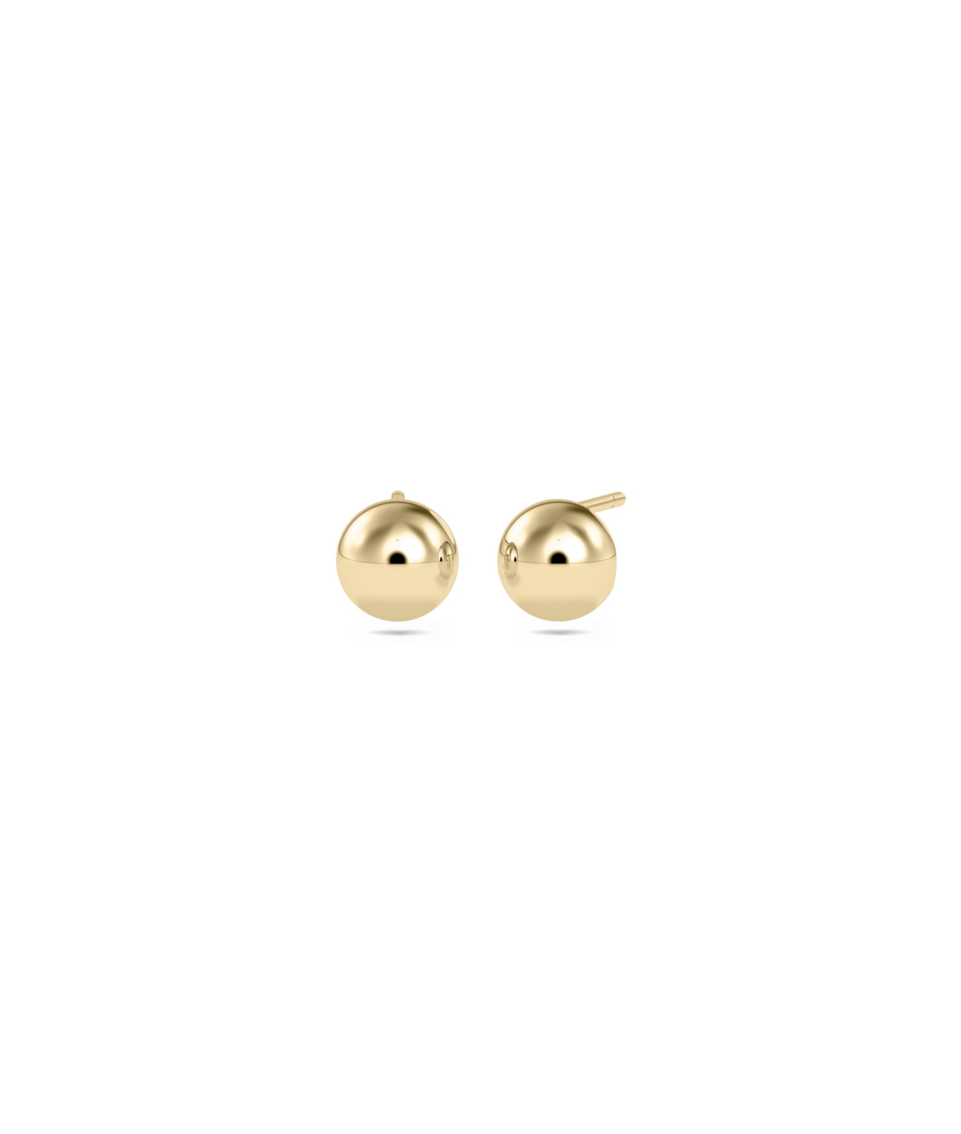 Gold Bubble Stud Earrings | Diamond Earrings