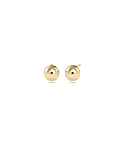 Gold Bubble Stud Earrings | Diamond Earrings