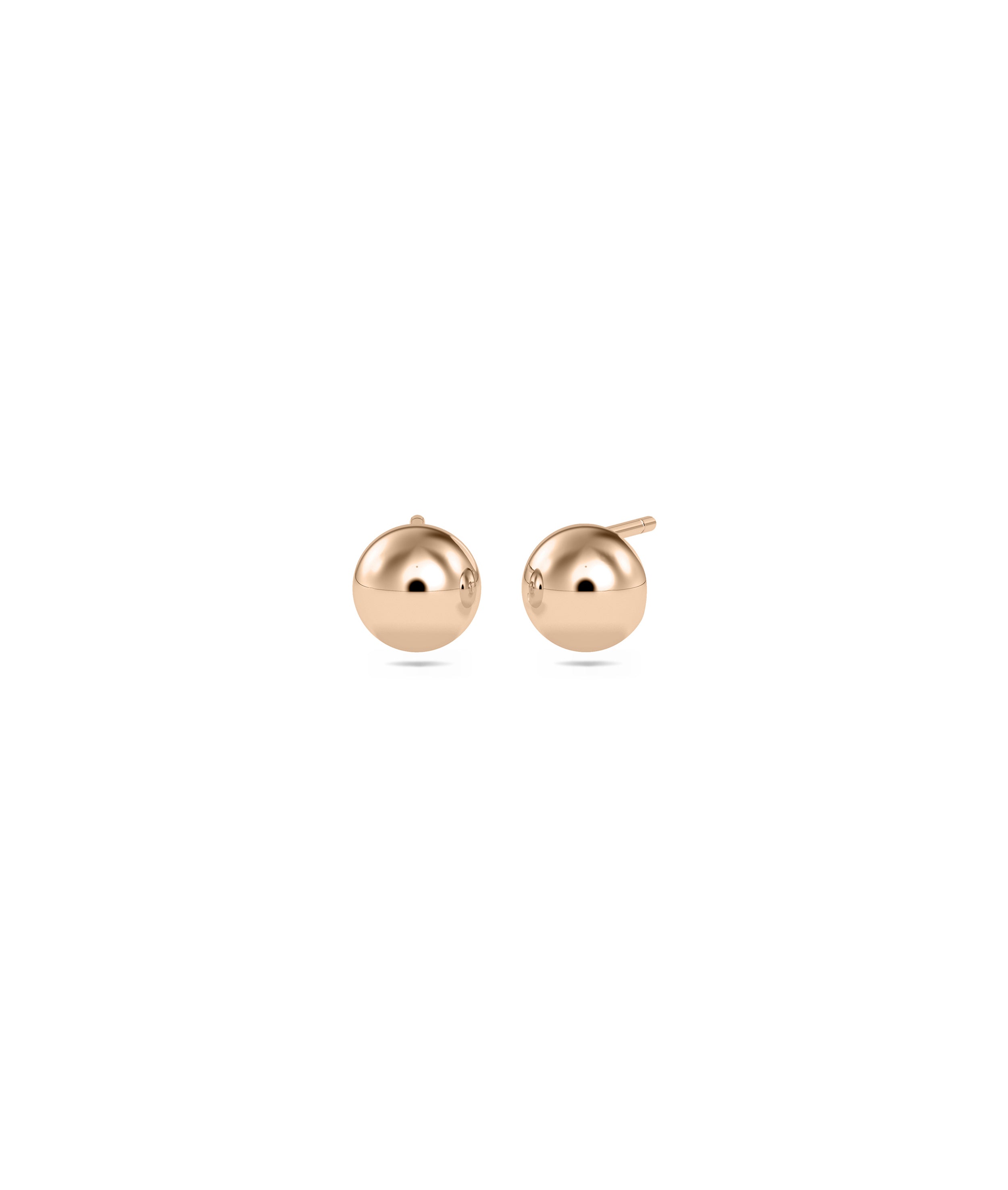 Gold Bubble Stud Earrings | Diamond Earrings