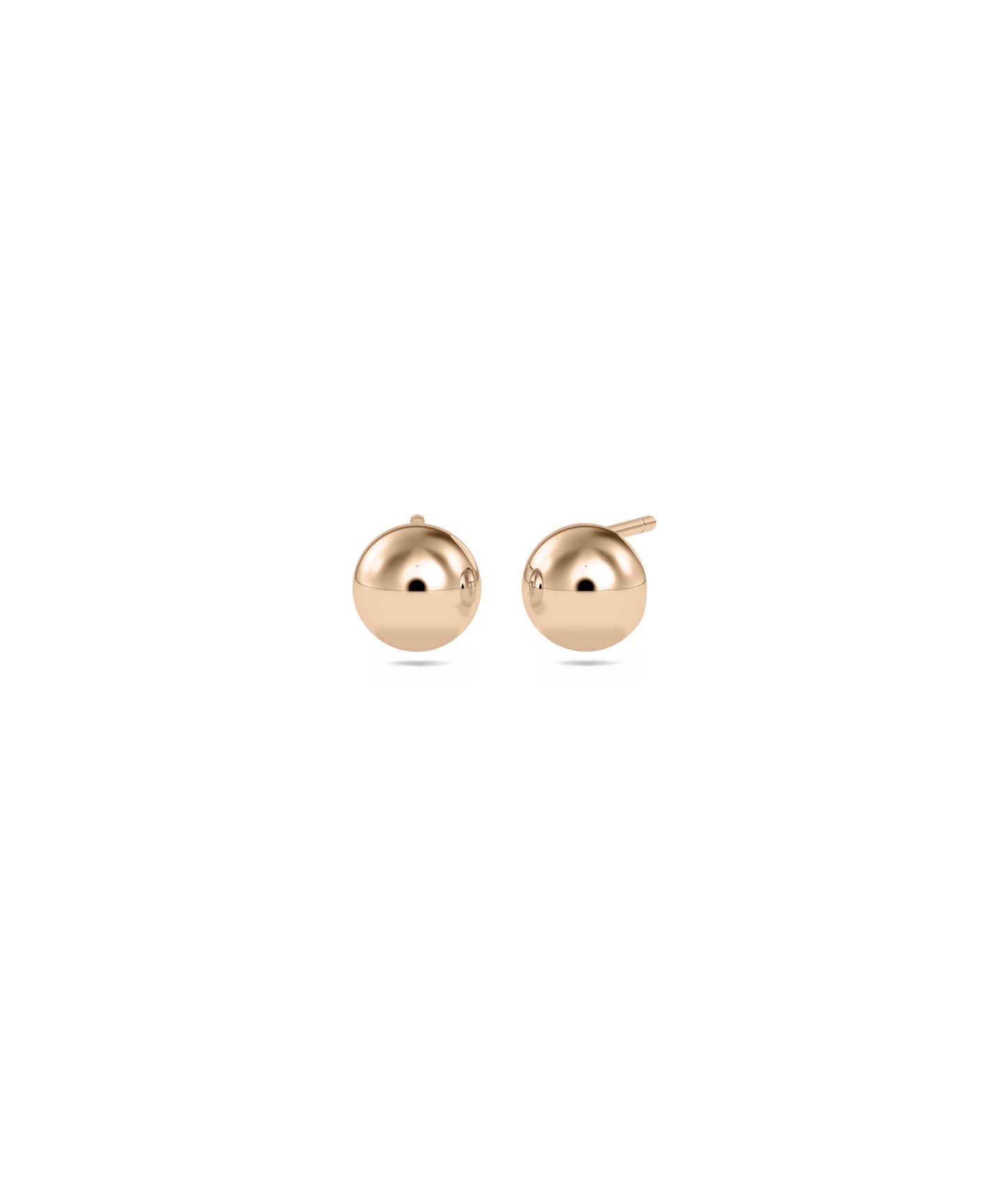 Gold Bubble Stud Earrings | Diamond Earrings