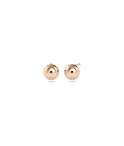 Gold Bubble Stud Earrings | Diamond Earrings